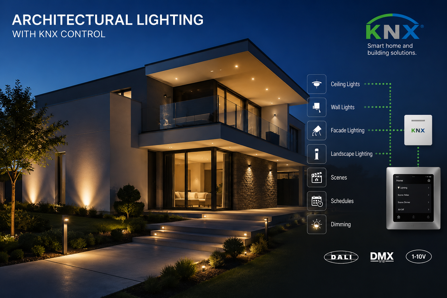 Architectural Lighting with KNX Control